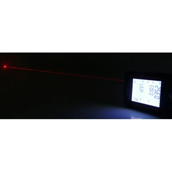Digitálny laserový merač vzdialenosti do 50m M04022