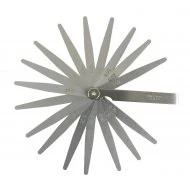 Mierky na meranie vôle ventilov škáromery 17ks 0.02-1mm M15248