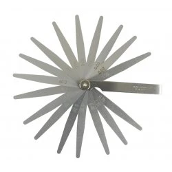 Mierky na meranie vôle ventilov škáromery 17ks 0.02-1mm M15248