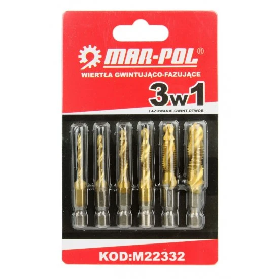 Závitorezné vrtáky M3-M10 M22332