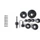 Vykružovacie vrtáky korunkové do dreva 19-64mm 11 dielna sada  M22571