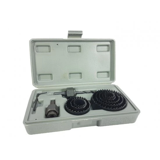 Vykružovacie vrtáky korunkové do dreva 19-64mm 11 dielna sada  M22571