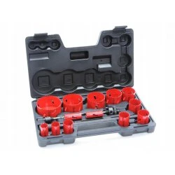 Korunkové vrtáky BI-METAL 19-76mm 17 dielna sada M22576