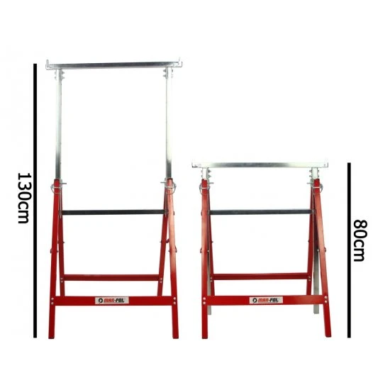 Stavebná koza nastaviteľná 80-130cm 2ksx150kg M51098