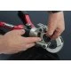 Hydraulické lisovacie kliešte na hliníkoplast PEX čeľuste U V TH M55915