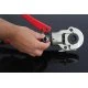 Hydraulické lisovacie kliešte na hliníkoplast PEX čeľuste U V TH M55915