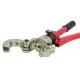 Hydraulické lisovacie kliešte na hliníkoplast PEX čeľuste U V TH M55915
