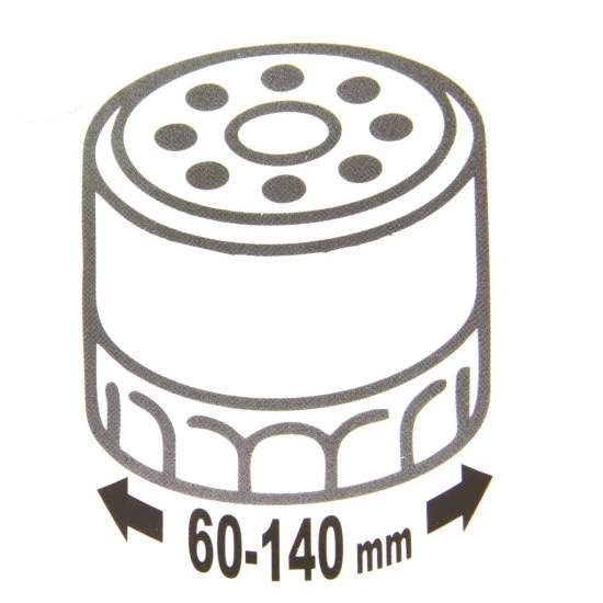 Kľúč na olejové filtre s remeňom M57602