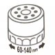 Kľúč na olejové filtre s remeňom M57602