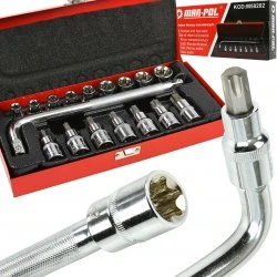 Sada nástrčných kľúčov TORX a E-TORX M58202