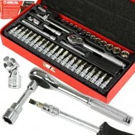 Sada kľúčov 4-14mm 1/4" a bitov 42 dielna M58203