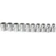 Nástrčné gola kľúče 10-22mm s račňou 1/2 12 dielna sada M58204