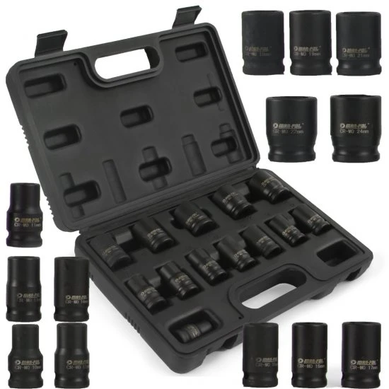 Kované nástrčné kľúče 1/2 10-24mm 13 ks M58257