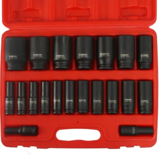 Kované nástrčné kľúče 10-38 mm 20 dielna 1/2" sada M58258