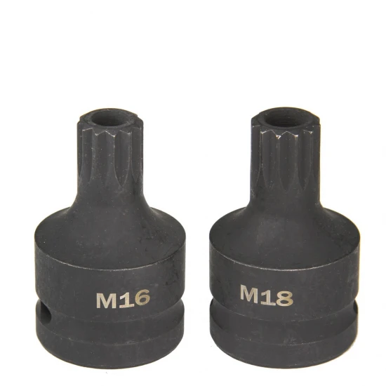 Kované nástrčné kľúče 3/4" torx T70-T100 spline M16-M18 M58266