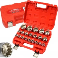 Nástrčné kľúče spline 21ks 8-36 mm 1/2" M58267