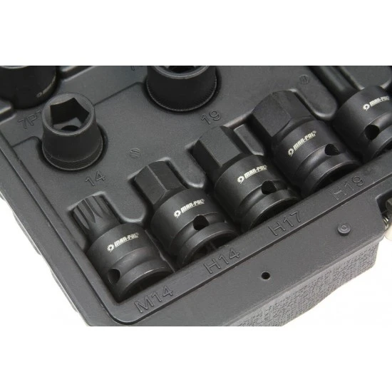 Nástrčné kľúče na brzdové strmene 1/2" 16 dielna sada M58279