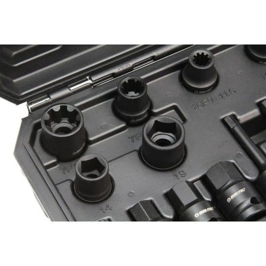 Nástrčné kľúče na brzdové strmene 1/2" 16 dielna sada M58279