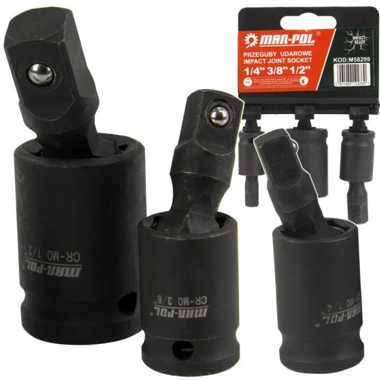 Kované kĺbové adaptéry gola 1/4 3/8 1/2 M58299