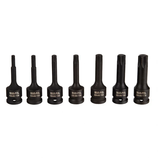 Kované nástrčné kľúče 1/2" torx T30-T70 imbus H5-H19 M58320