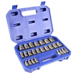 Sada vyťahovákov na poškodené skrutky 1/8"-7/8" 25 dielna M58661