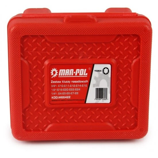 Nástrčné kľúče vnútorný torx E4-E24 14ks M66422