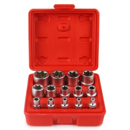 Nástrčné kľúče vnútorný torx E4-E24 14ks M66422