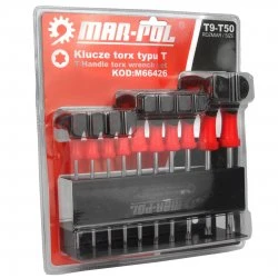 Sada uhlových skrutkovačov torx T9-T50 M66426