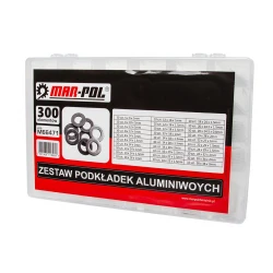 Hliníkové podložky tesnenia 300ks M66471