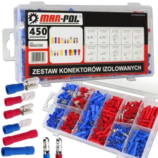 Izolované káblové konektory 450ks M66506