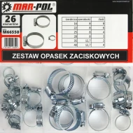 Hadicové spony 16-40mm 26 dielna sada M66550