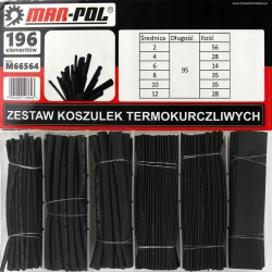 Zmršťovacie bužírky 2-12 mm 196ks M66564