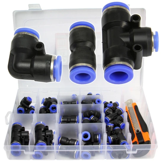 Sada pneumatických rýchlospojok 4-12 mm 52 kusov M66572