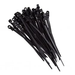 Sťahovacia páska s okom 4.7 mm rozmer 150 x 5.0 mm čierna balenie 50ks M66584