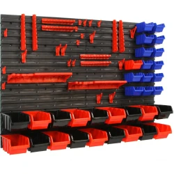 Nástenný organizér na náradie 115 x 78 cm 74 dielny M66631