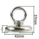Neodýmový magnet 50kg 42x0.8mm so závesným okom M66865