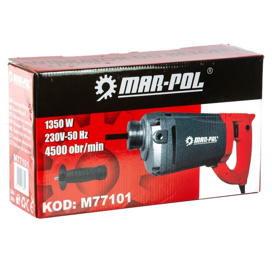 Ponorný vibrátor na betón motor 1350W M77101