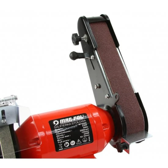 Elektrická stolná brúska pásová kotúčová 250W M79209
