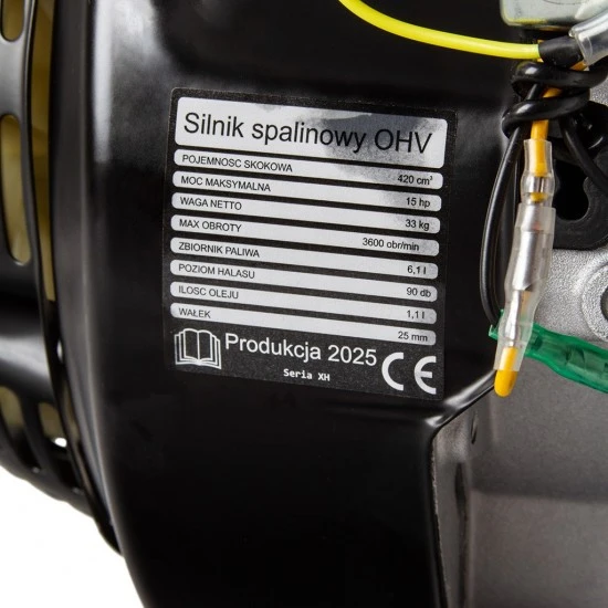 Benzínový motor 15 HP 3600 ot./min.hriadeľ 25.0 mm M79897