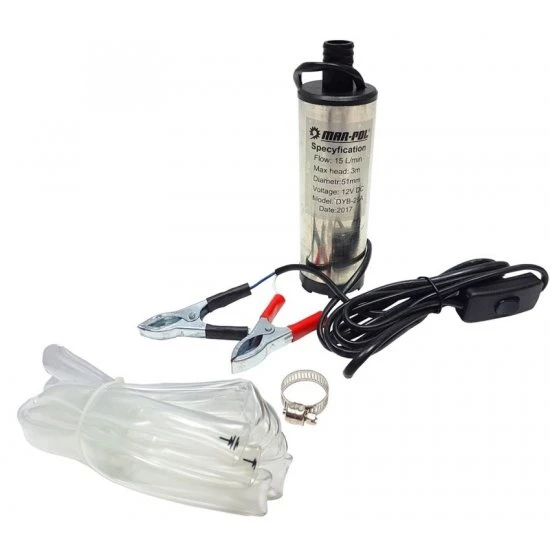 Ponorné čerpadlo 12V na naftu 51mm s 3m hadicou M79940A
