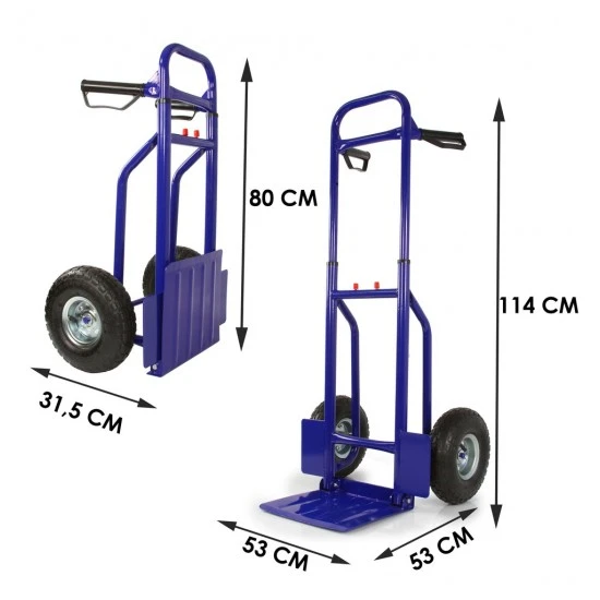 Transportný vozík rudla skladací 150kg M80087