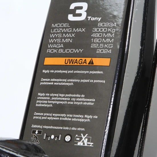 Hydraulický pojazdný nízkoprofilový zdvihák 3 tonový M80243