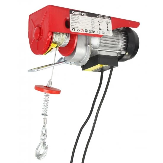 Elektrický lanový naviják 150/300kg 230V M80789