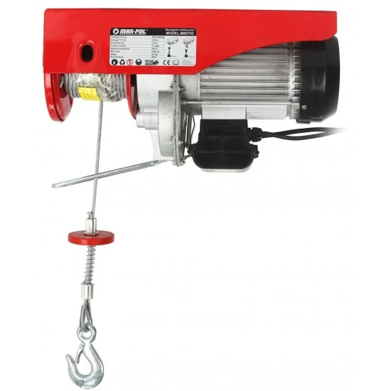 Elektrický lanový naviják 500/999kg 230V M80793