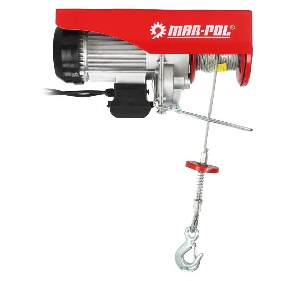 Elektrický lanový naviják 500/999kg 230V M80793