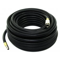Hadica na vzduch gumená s rýchlospojkami 6x13mm 20m M82103