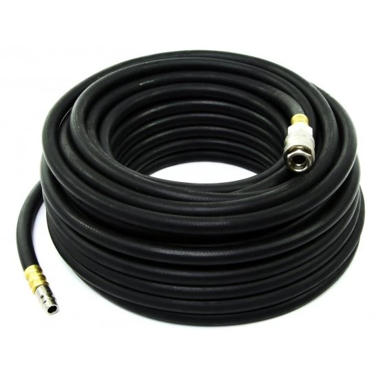 Hadica na vzduch gumená s rýchlospojkami 6x13mm 20m M82103