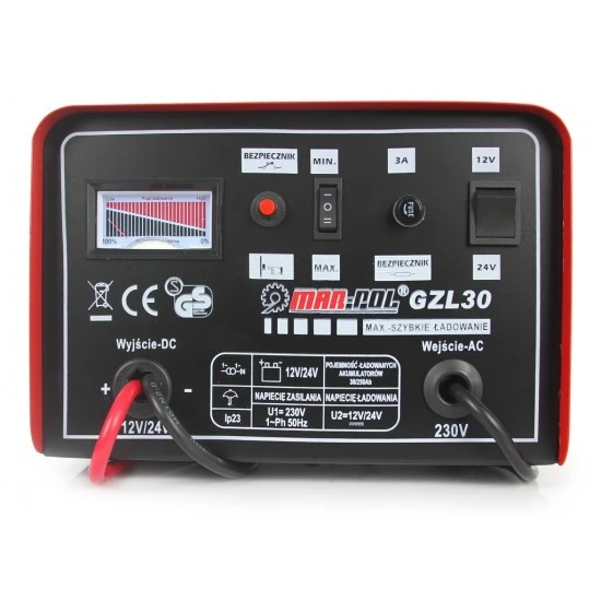 Nabíjačka autobatérií 12/24V autonabíjačka 30A M82506