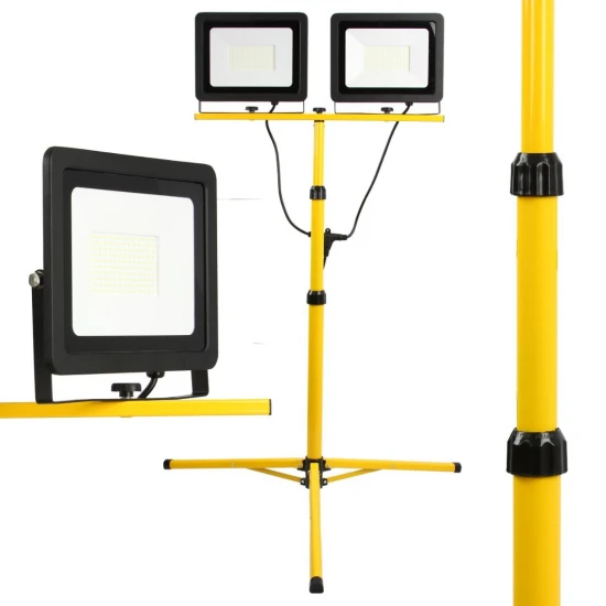 Pracovná lampa na statíve 2x100W 230V M82736