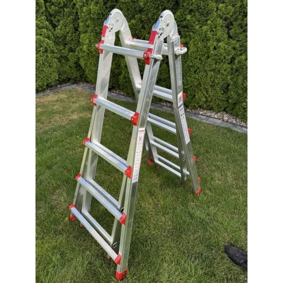 Hliníkový rebrík 4x5 multifunkčný M85606
